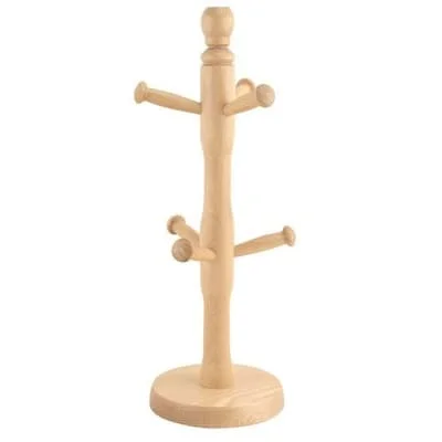 Apollo Beech Wood Mug Tree 1s