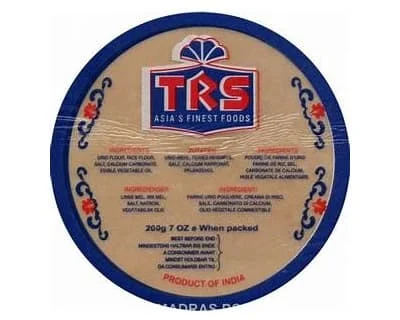 TRS Madras Papadoms 6 x 200g
