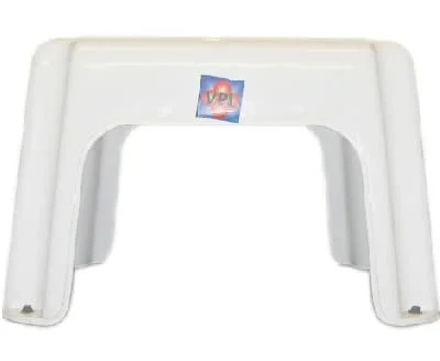 VPL White Step Stool Single