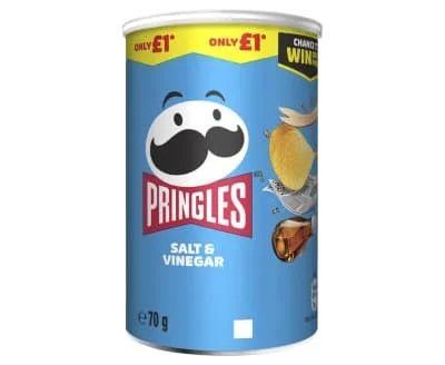 Pringles Salt & Vinegar 12 x 70g