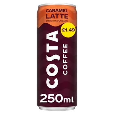 Costa Coffee Latte Caramel 12 x 250ml