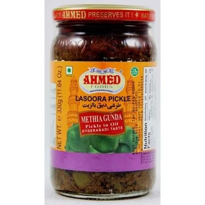 Ahmed Hyderabadi Methia Gunda Pickle In Oil 12 x 330g