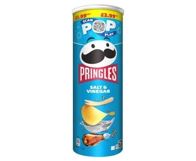 Pringles Salt & Vinegar 6 x 165g