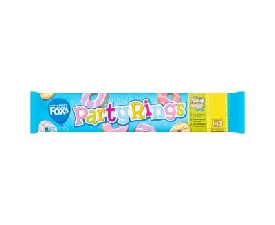 Foxs Party Iced Rings 12 x 125g
