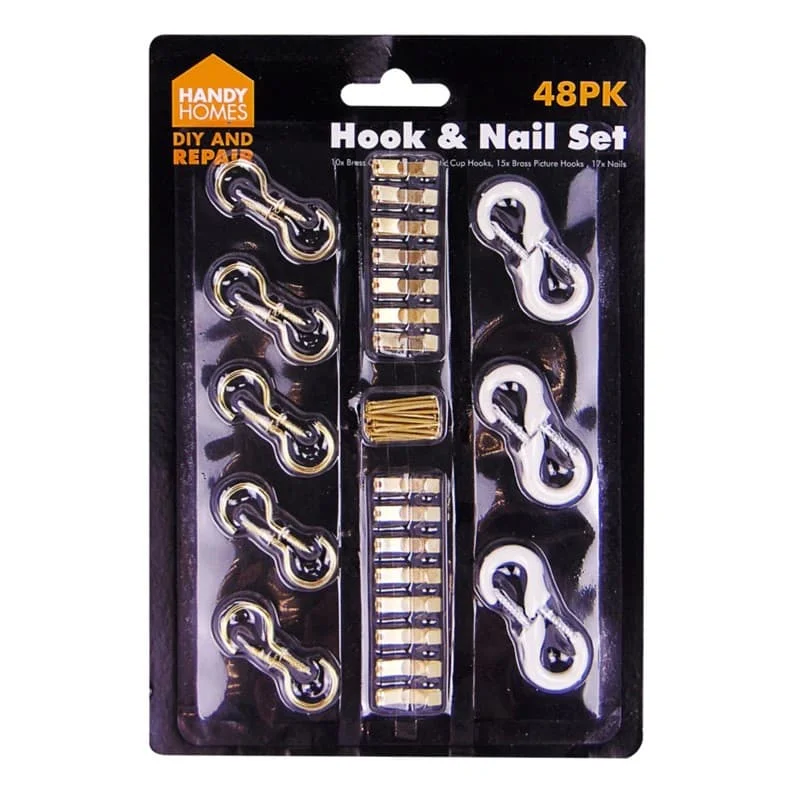 Mixed Hooks & Nail Set 1s
