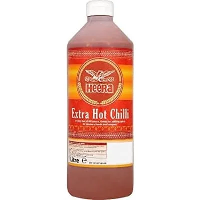 Heera Extra Hot Chilli Sauce 1ltrs
