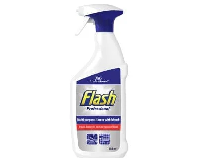 Flash Prof MP Cleaner With Bleach Spray 10 x 750ml