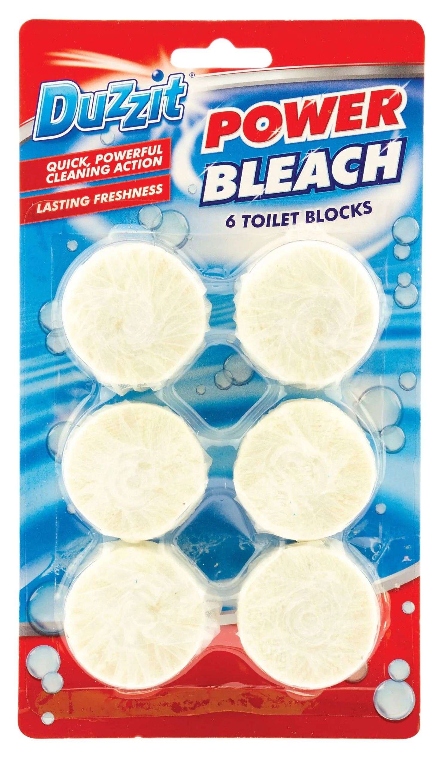 Duzzit Power Bleach Toilet Blocks 6s
