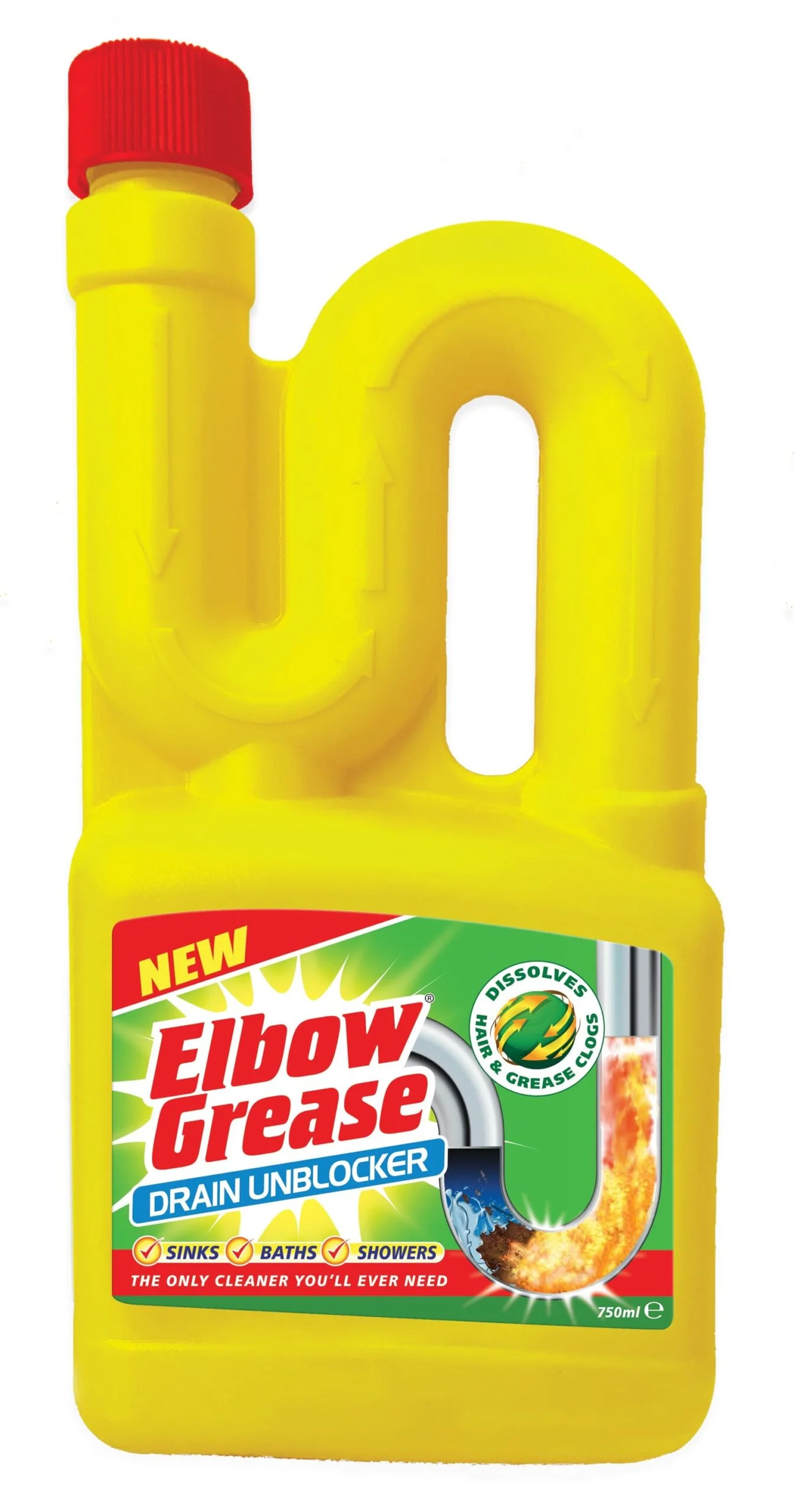 Elbow Grease Drain Unblocker 12 x 750ml