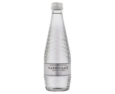 Harrogate Glass Sparkling Spring Water 24 x 330ml