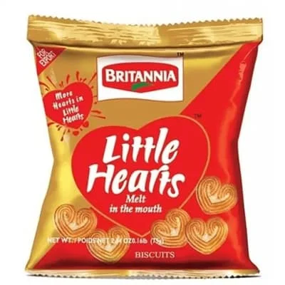 Britannia Little Hearts Biscuit 10 x 75g