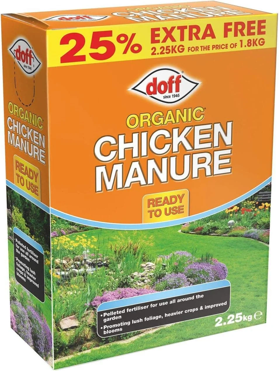 Doff Organic Chicken Manure 2.25kg