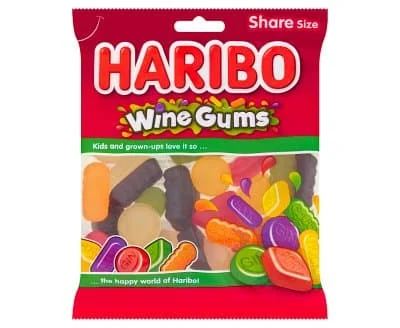 Haribo Wine Gums 12 x 160g