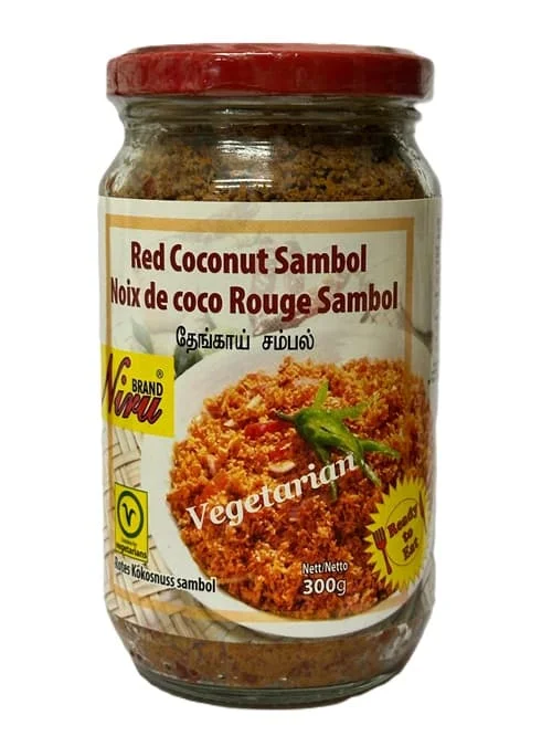 Niru Red Coconut Sambol Veg 300g