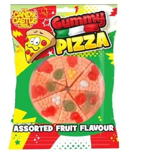 Candy Castle Oiled Gummy Pizza Sweets 24 x 20g