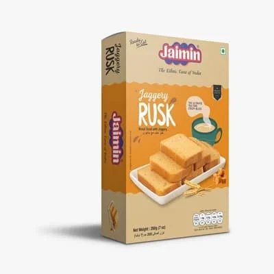 Jaimin Jaggery Rusk 6 x 200g