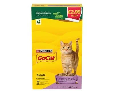 Go Cat Dry Food Chicken & Duck 5 x 750g