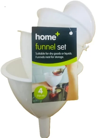 Zoom 4pc Plastic Funnel Set 4s